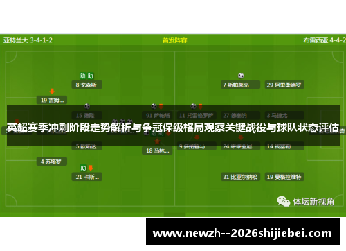 英超赛季冲刺阶段走势解析与争冠保级格局观察关键战役与球队状态评估